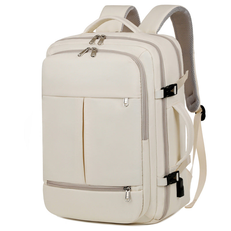 Large travel laptop backpack with many pockets