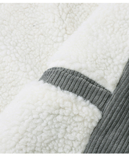 Men's corduroy sherpa lined jacket