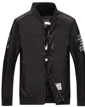 Men's reversible bomber jacket in army green