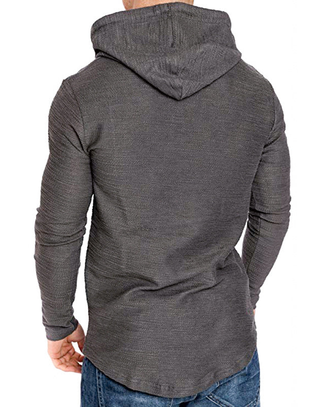 Men's slim fit pullover hoodie