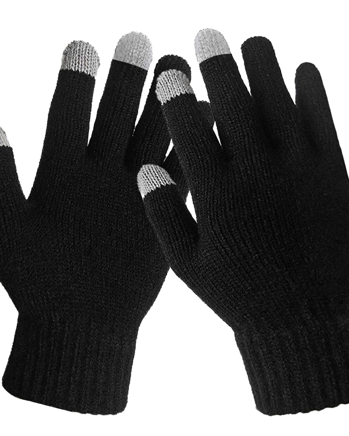 Knit touchscreen gloves using a phone