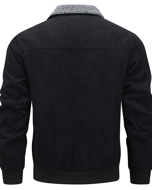 Men's corduroy sherpa lined jacket