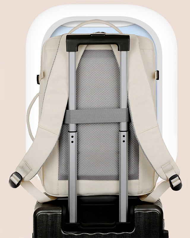 Large travel laptop backpack with many pockets