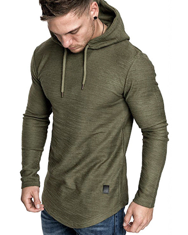Men's slim fit pullover hoodie