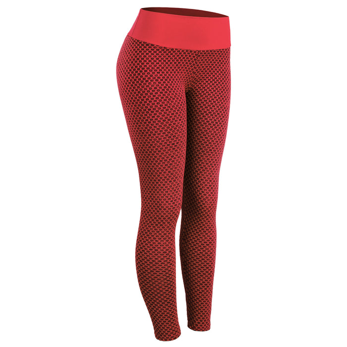 Taylor | Seamless Honeycomb Scrunch Leggings, High Waist