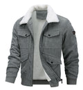 Men's corduroy sherpa lined jacket