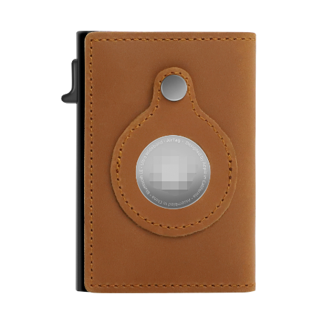 Slim pop-up card wallet with cards out