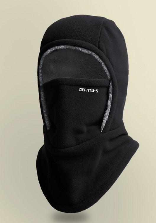 Kinsley | Fleece Balaclava Hood with Pull-Down Face Mask