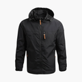 Men’s Jacket with Hood and Full Zip Closure