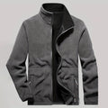 Men's Half-Zip Fleece Pullover with Stand Collar