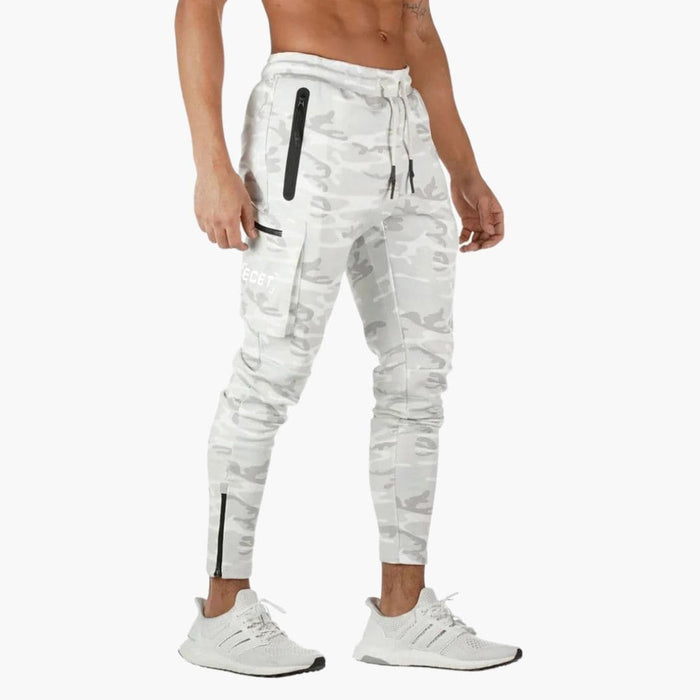 Men's Jogging Pants with Drawstring Waistband