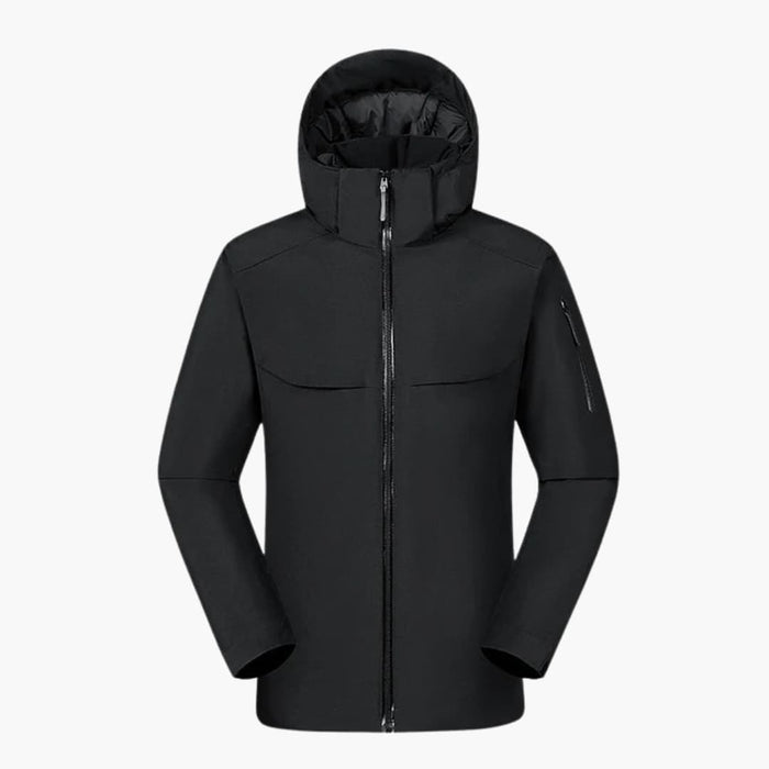 Men's Zip-Up Hooded Jacket
