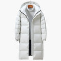 Men’s Long Parka with Hood and Zipper