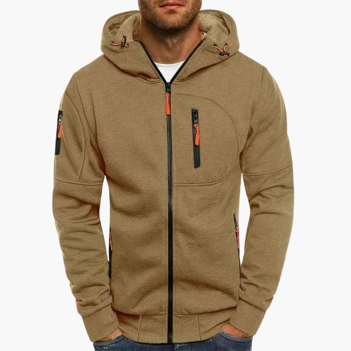 Men’s Hooded Jacket with Full Zip
