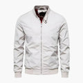 Men’s Jacket with Stand Collar and Zipper
