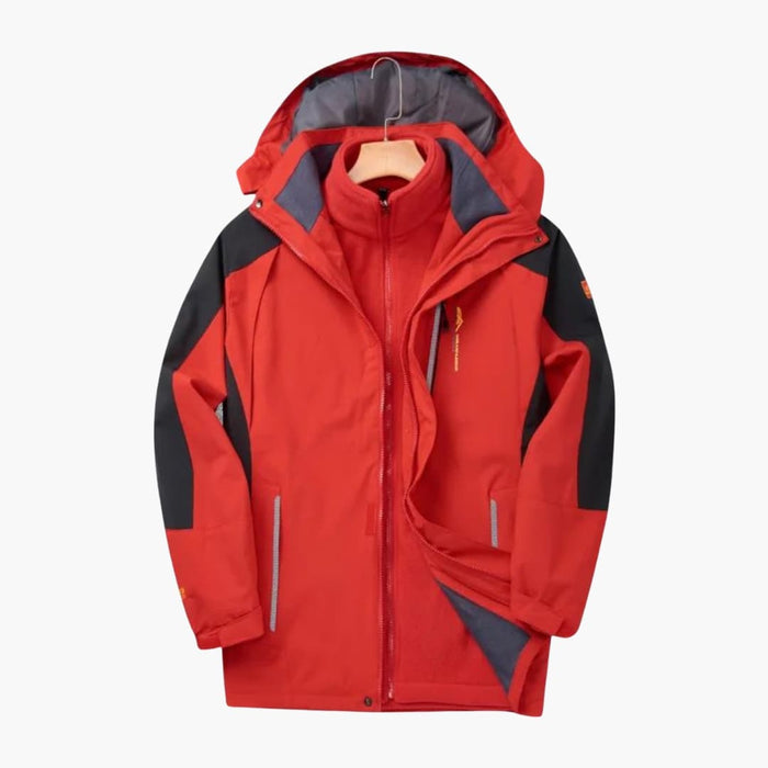 Men’s Outdoor Jacket with Zip Closure