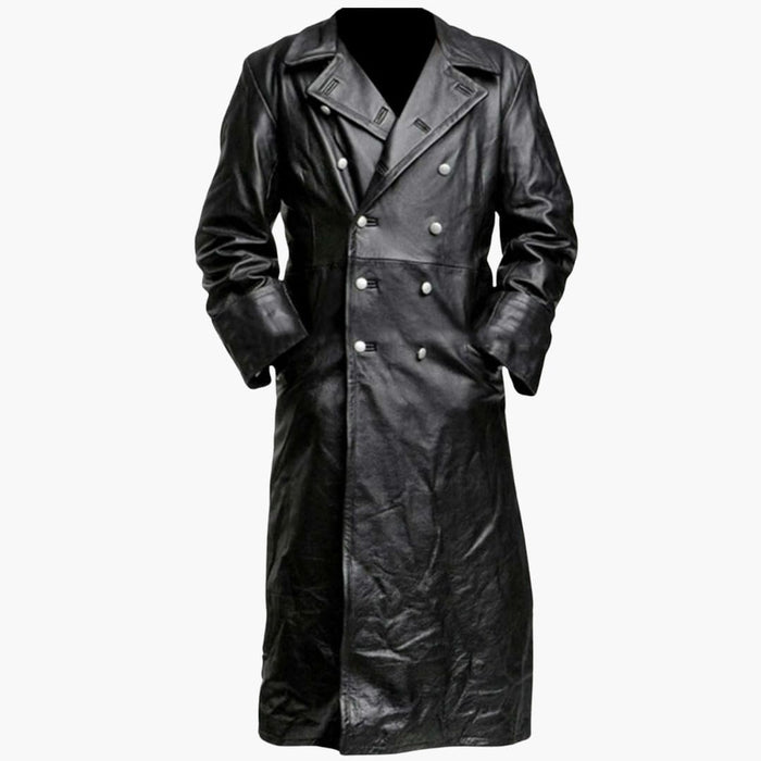 Men’s Trench Coat with Long Hem
