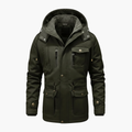 Men’s Utility Jacket with Hood and Pockets