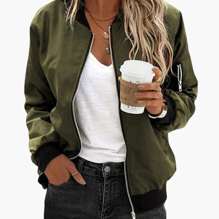 Sharon Bomber Jacket with Classic Design and Comfortable Fit