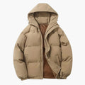 Men’s Hooded Jacket with Full Zip and Side Welt Pockets