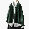 Women’s Cardigan with Button Closure and Chest Pocket