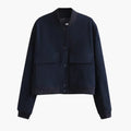 Women's Velvet Bomber Jacket - Lightweight - Stylish