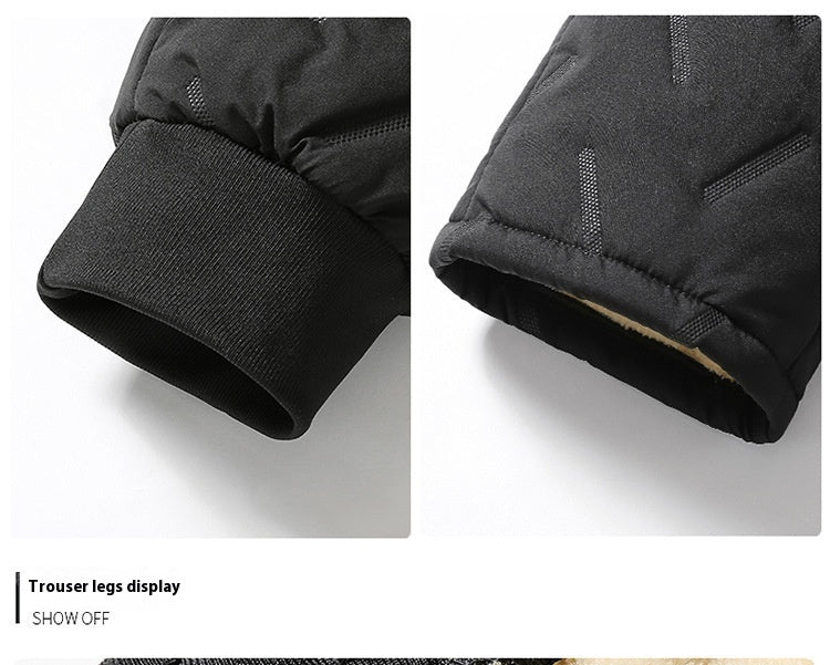 Men's lined thermal winter pants