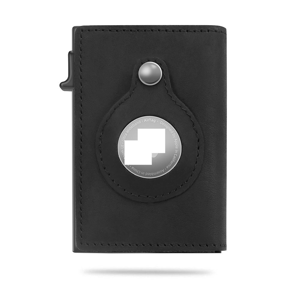 Slim pop-up card wallet with cards out