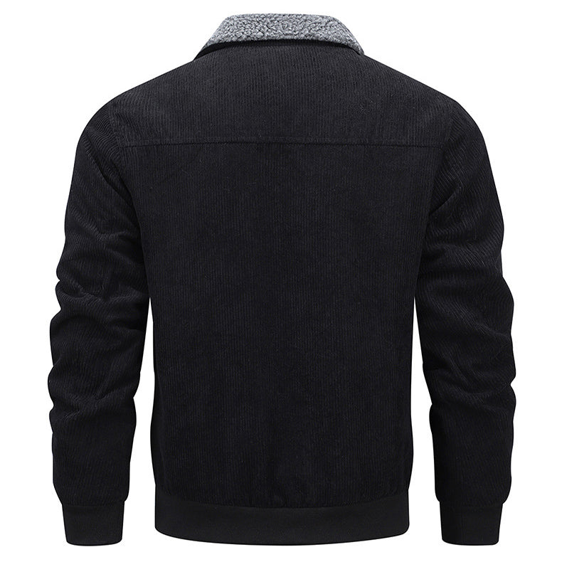 Men's corduroy sherpa lined jacket
