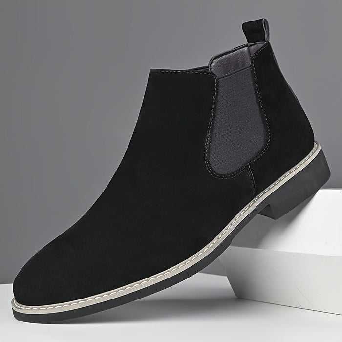 Men's Chelsea Boots Elastic Gusset Pull-On Ankle Boot