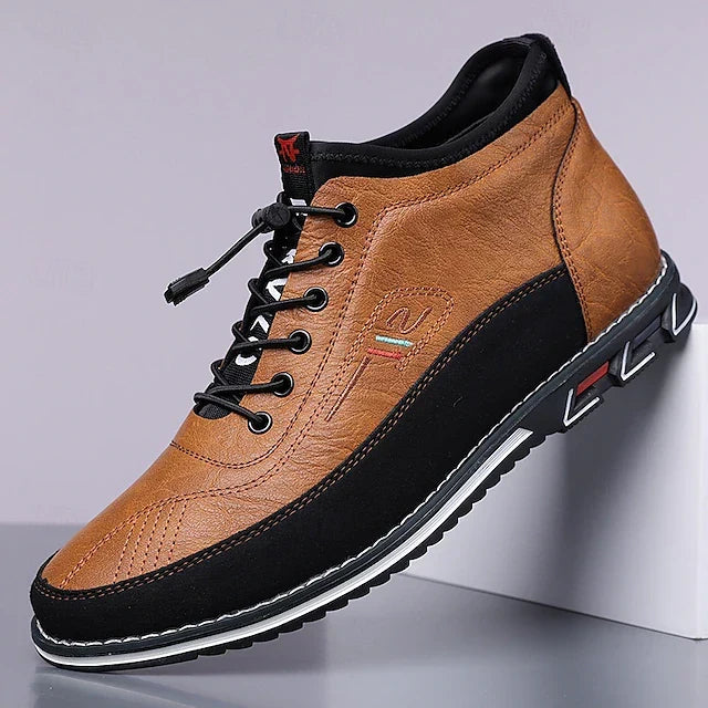 Men's Lace-Up Casual Shoes with Cushioned Sole