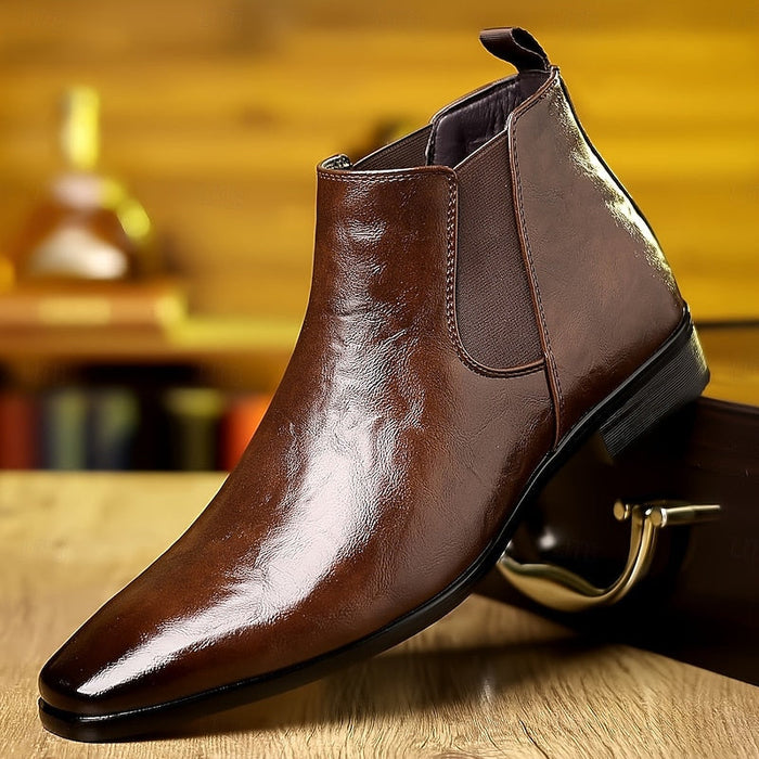 Men's Chelsea Boots Ankle Elastic Gusset Slip-On