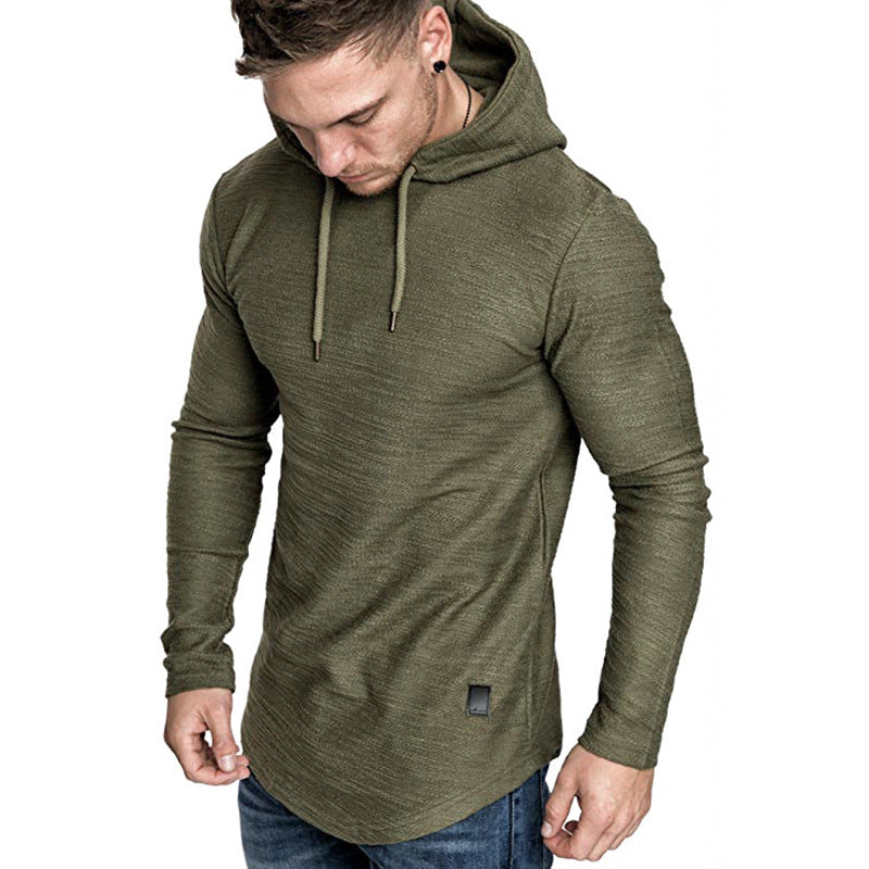 Men's slim fit pullover hoodie