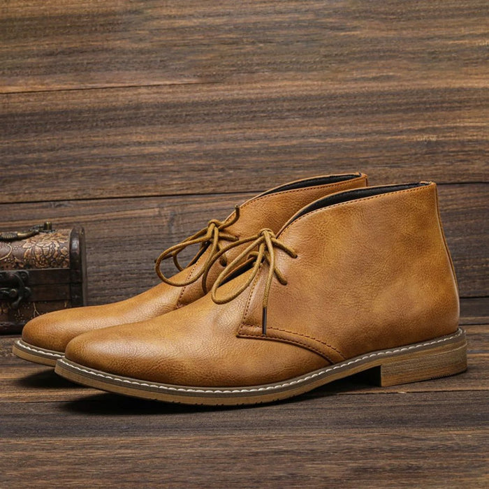Men's Chukka Boots Lace-Up Ankle Height Classic
