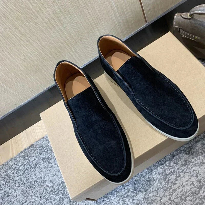 Men's Slip-On Loafers with Cushioned Insole